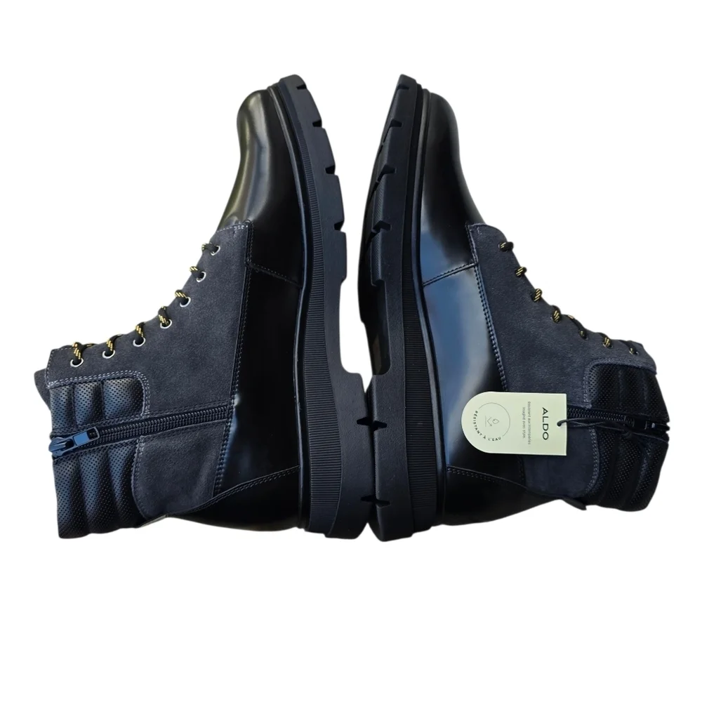 🔥NIB Aldo Mayfair Water Resistant Lace-Up Boot, Color: Charcoal, Size 11